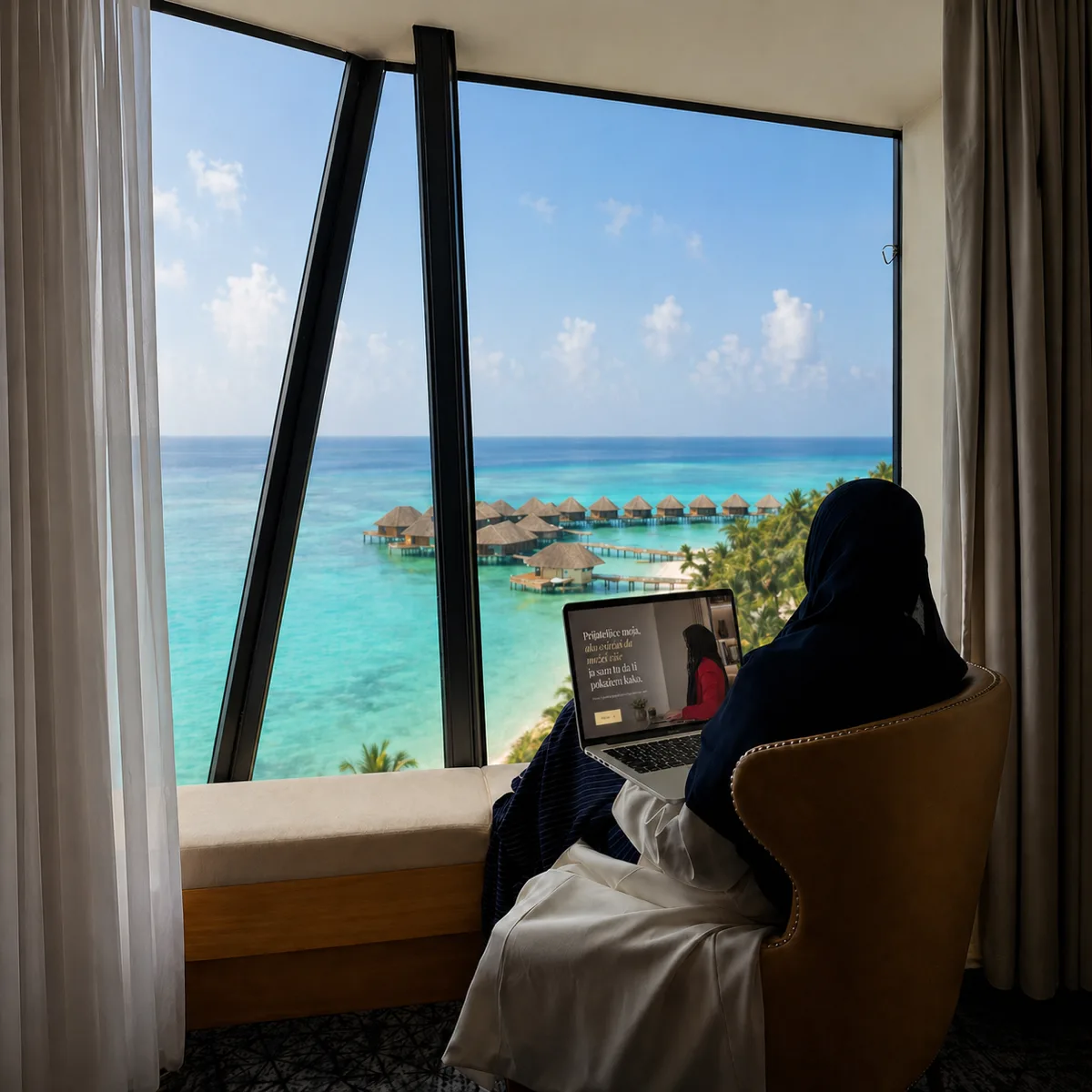 Amila na Maldivima, radim odakle želim